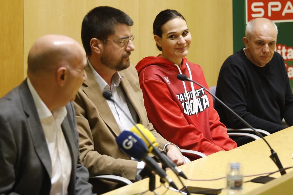 Sonja Vasic, presentada com a nova jugadora de l'Spar Citylift Girona