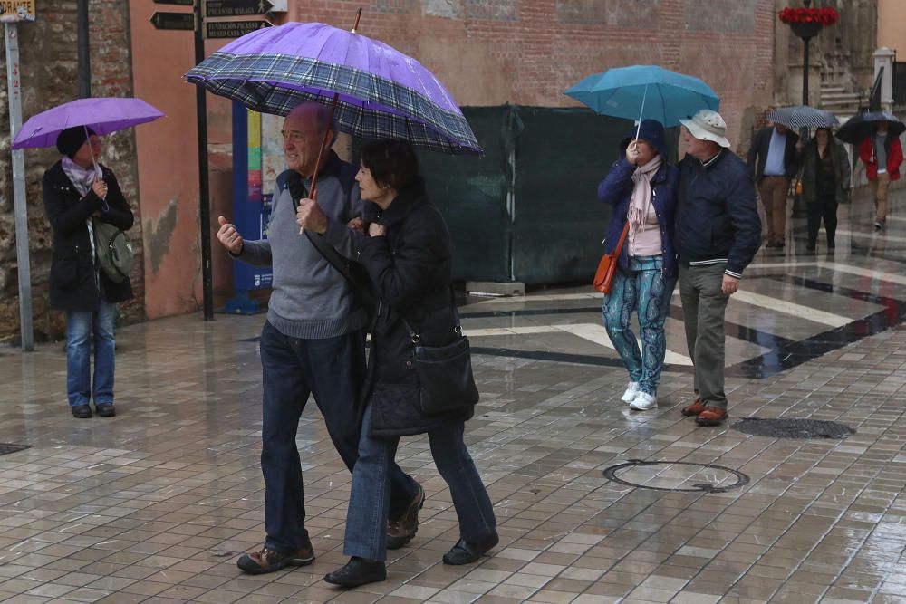 Temporal en Málaga