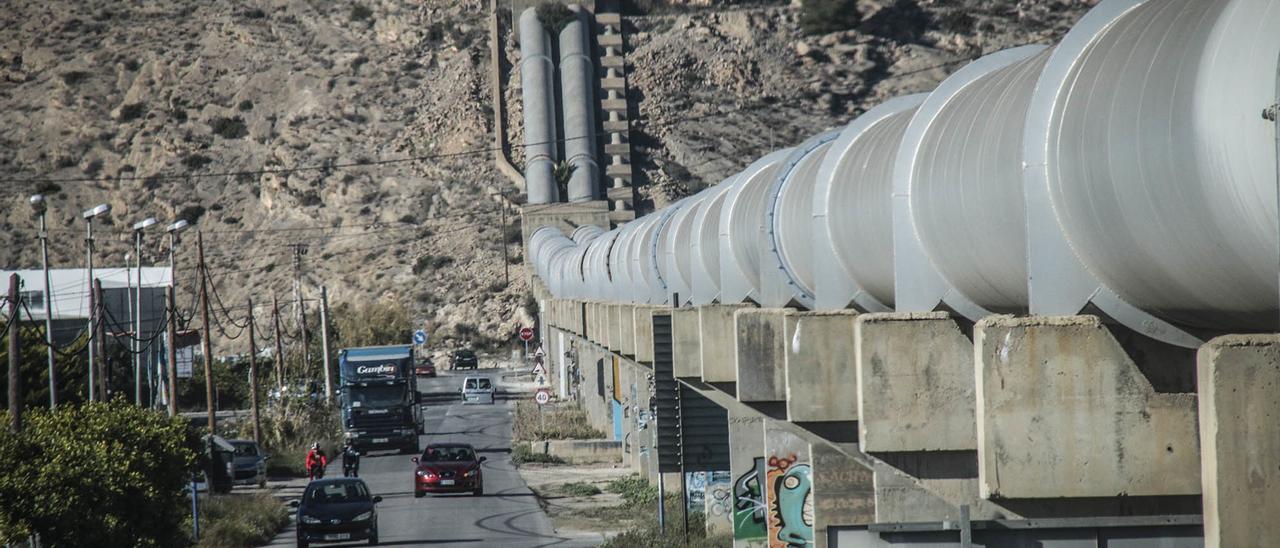 Infraestructura del trasvase Tajo-Segura en la Vega Baja