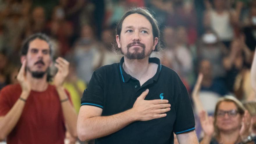 Pablo Iglesias, en un mitin.