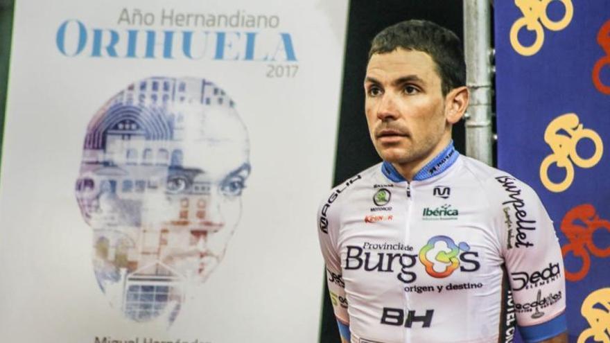 David Belda, durante la presentación de la Vuelta Ciclista a la Comunidad