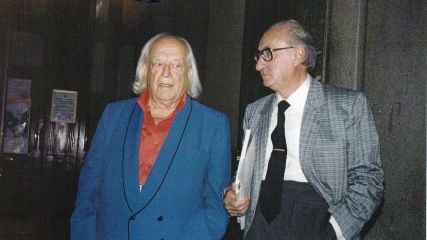 Rafael Alberti y Leopoldo de Luis fueron grandes amigos. | ARCHIVO FAMILIAR