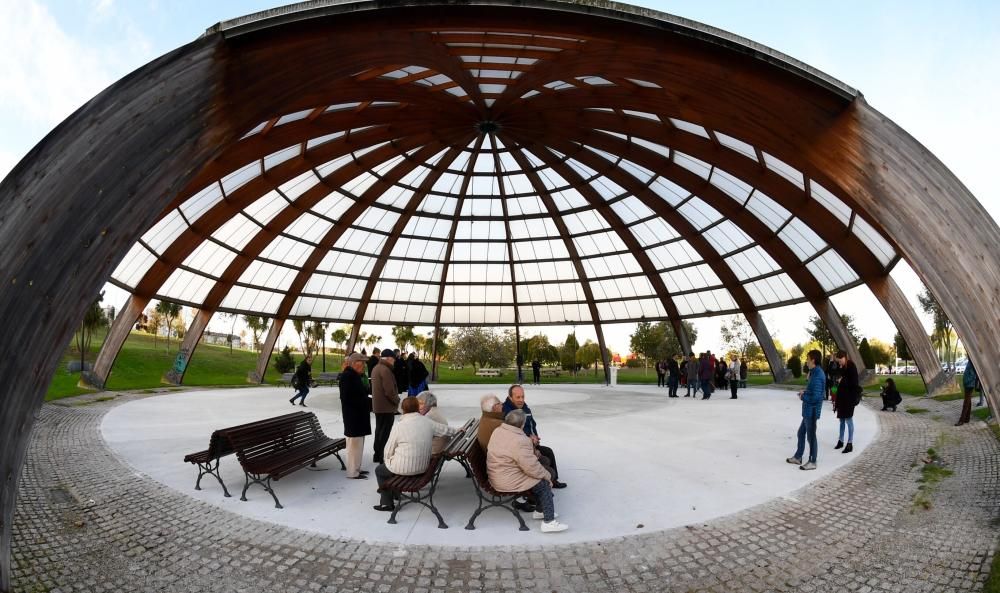 Renovación de la cúpula del parque de Eirís