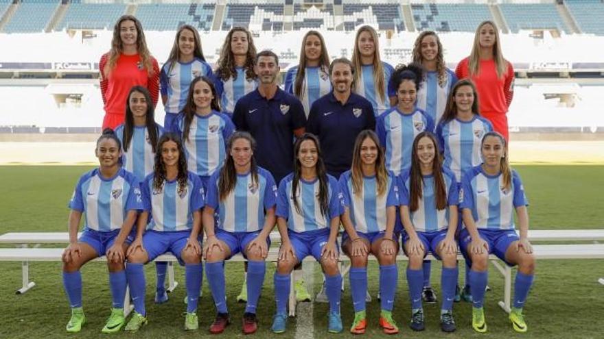 El equipo filial del Málaga CF Femenino.