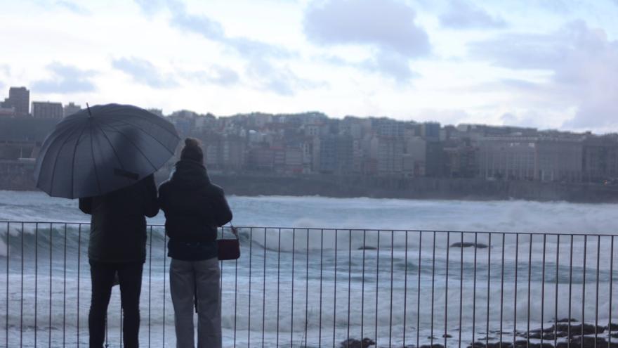 Sábado de chubascos en A Coruña