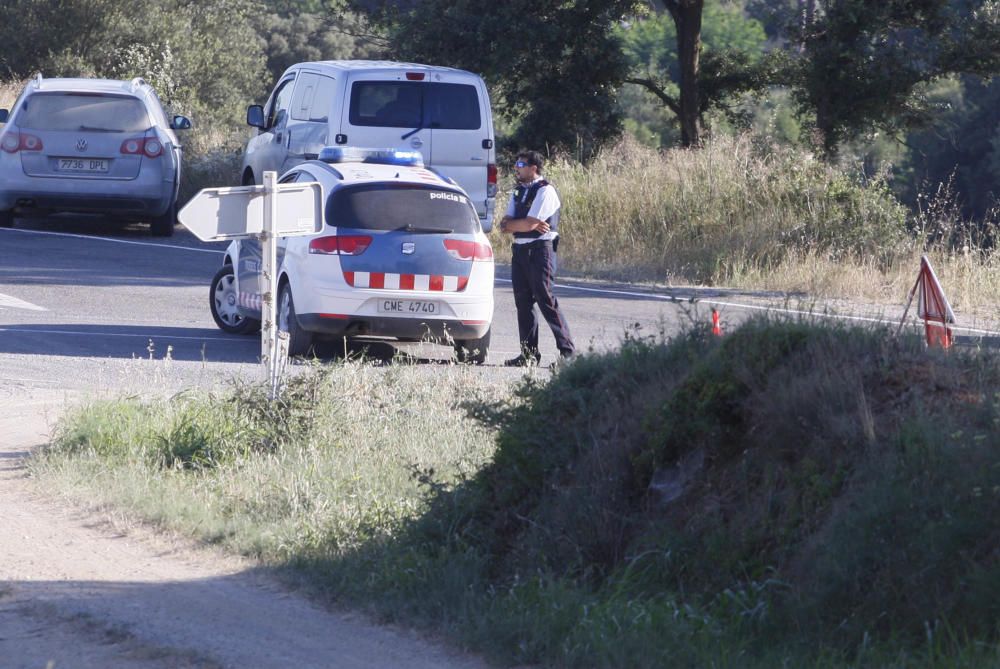 Extinció de l''incendi de Vilopriu 04/07/18