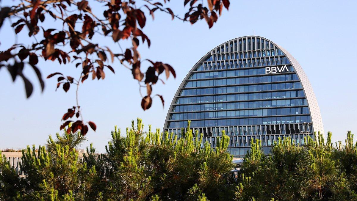 Sede central de BBVA en Madrid. Sede central de BBVA en Madrid.