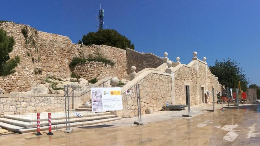 La transformación de la escalinata del castillo de Dénia