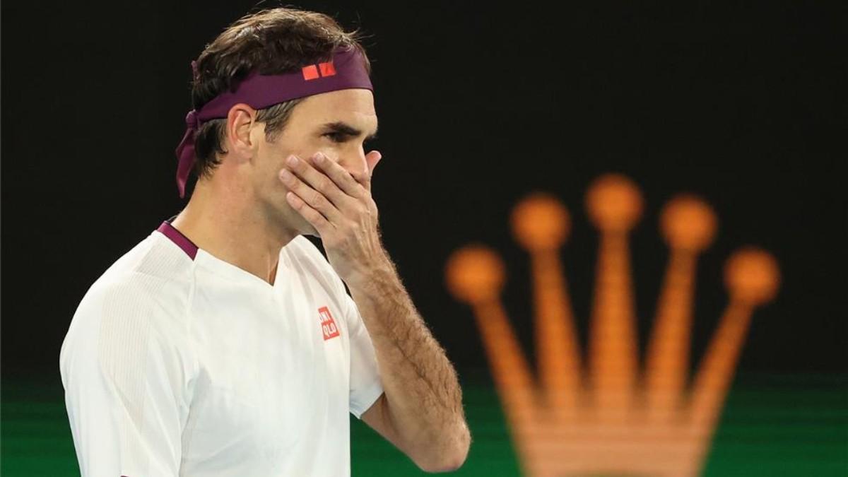 Roger Federer, durante el Open de Australia.