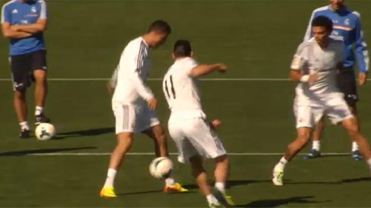 Bale le hizo un 'caño' a Cristiano Ronaldo