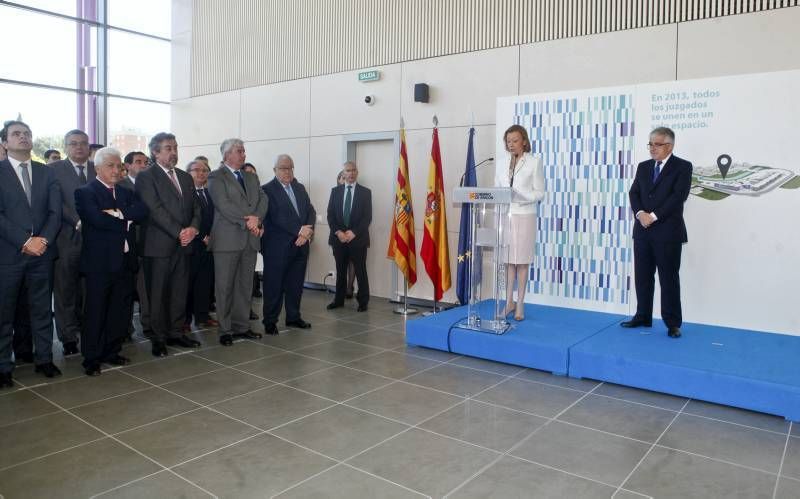 Fotogalería de la inauguración de la Ciudad de la Justicia de Zaragoza