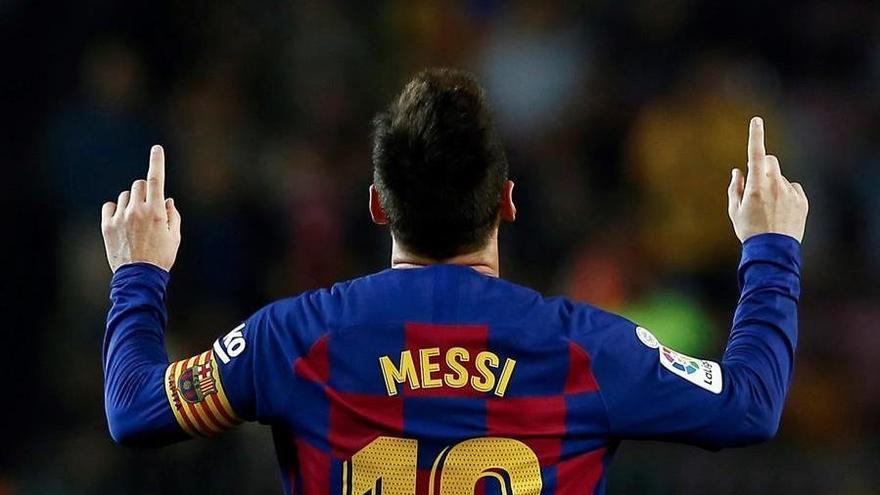 Messi devuelve al Barça al liderato (5-1)