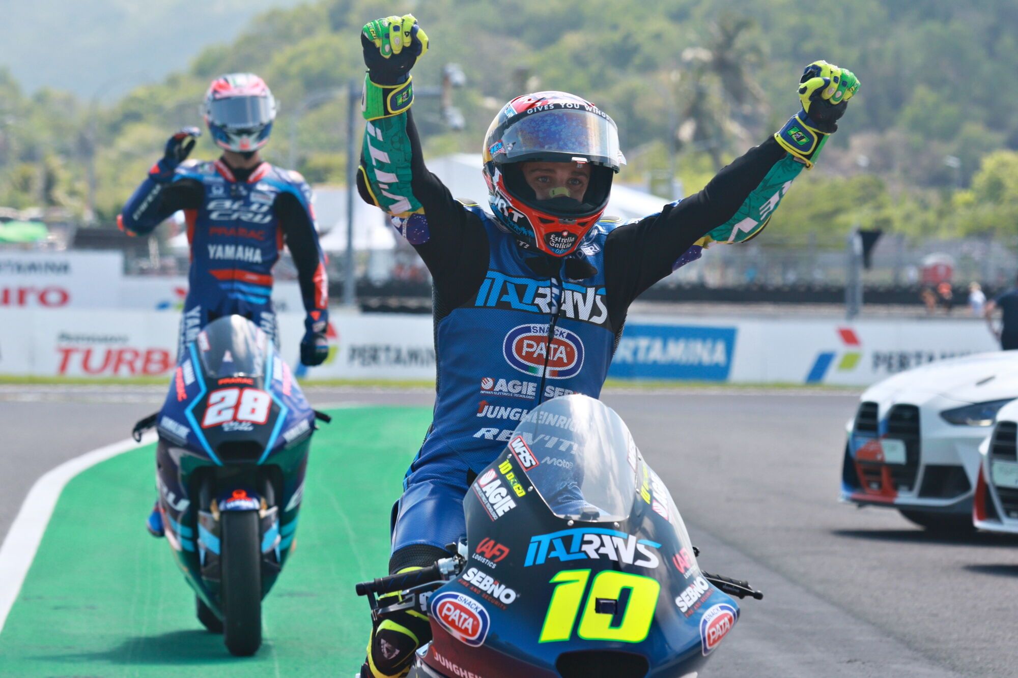 Diogo Moreira celebra su victoria