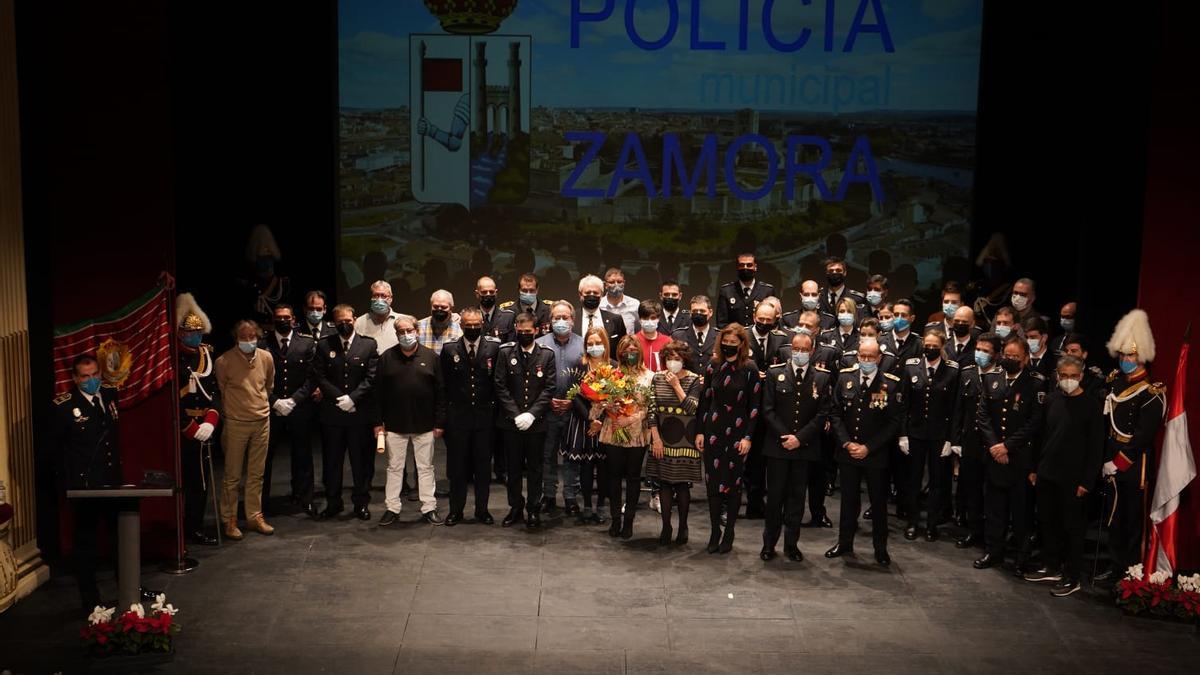 Galardonados y galardonadas en el Día de la Policía Municipal