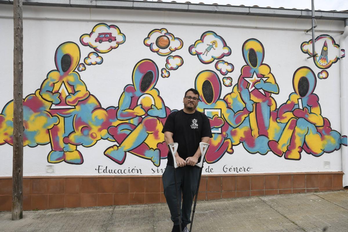 Intras inaugura el mural colaborativo realizado en el barrio de San José Obrero