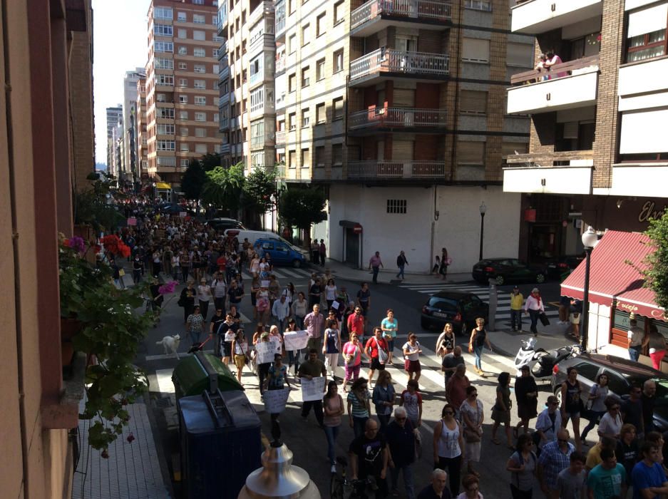 Manifestación antitaurina en Gijón