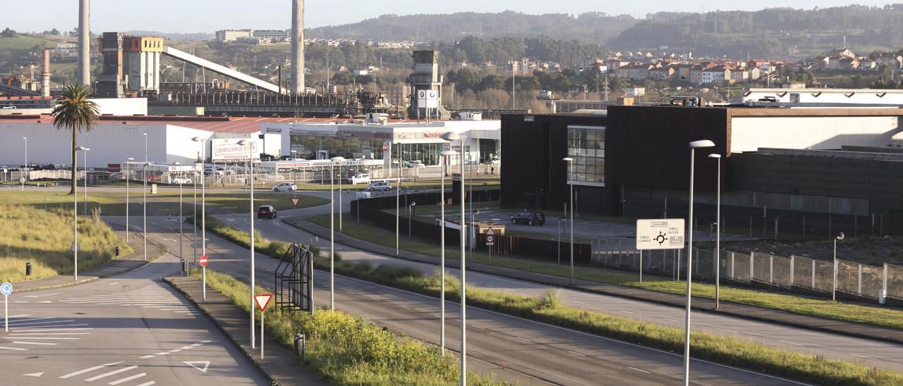 Vista parcial del parque científico tecnológico, con el edificio de Idonial en primer término