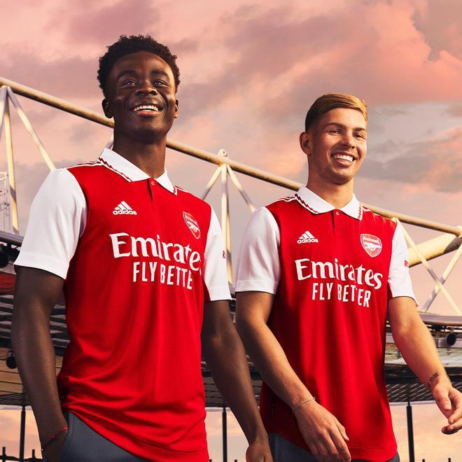 La camiseta del Arsenal para la temporada 2022/23