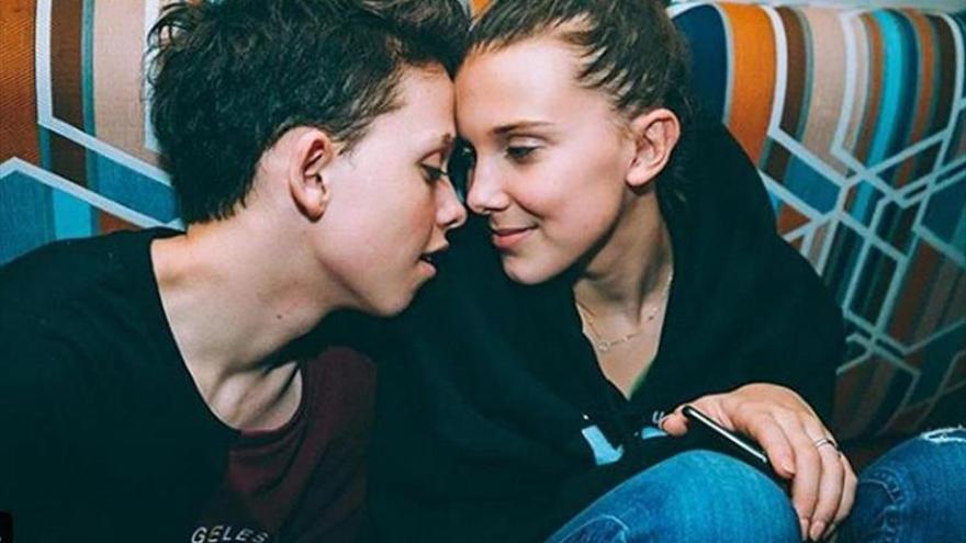 Millie Bobby Brown y Jacob Sartorius