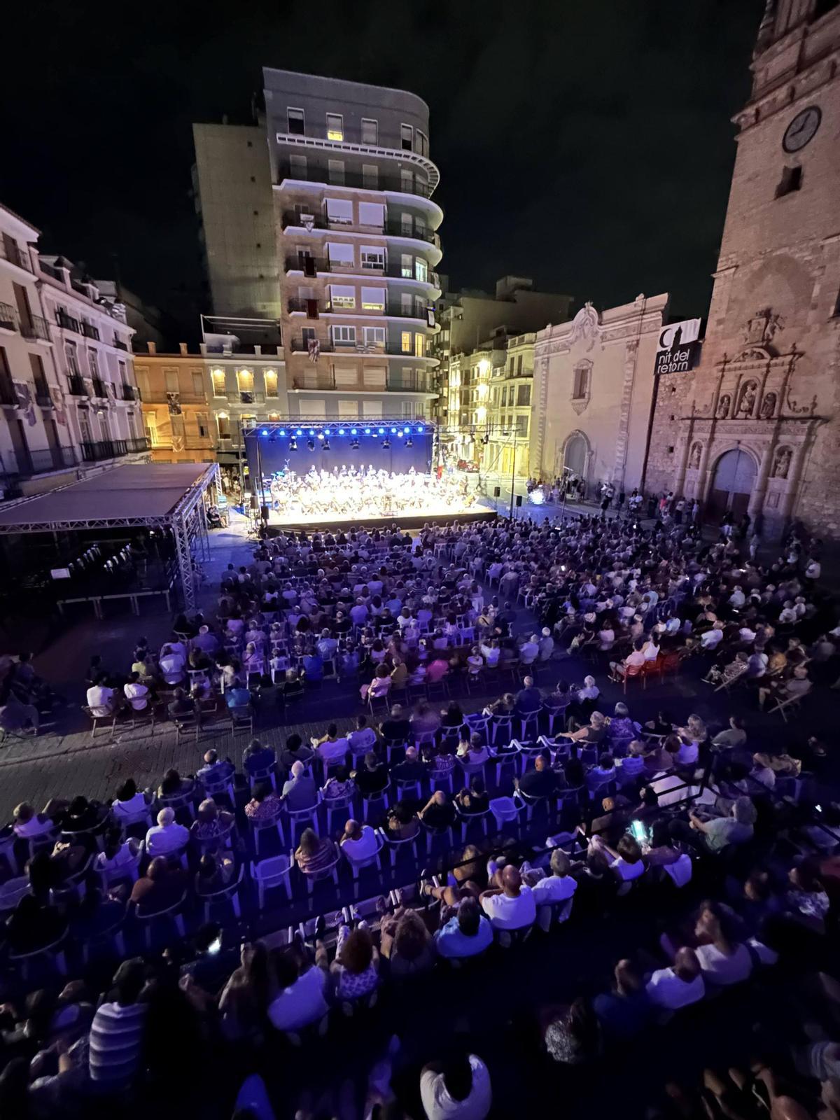 Concierto durante la Nit del Retorn, en una imagen de archivo.