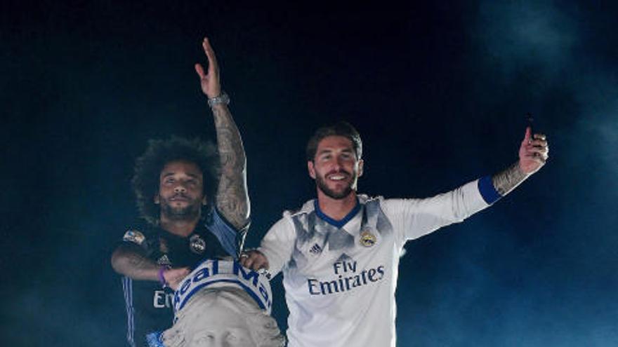 Fiesta del Real Madrid en Cibeles