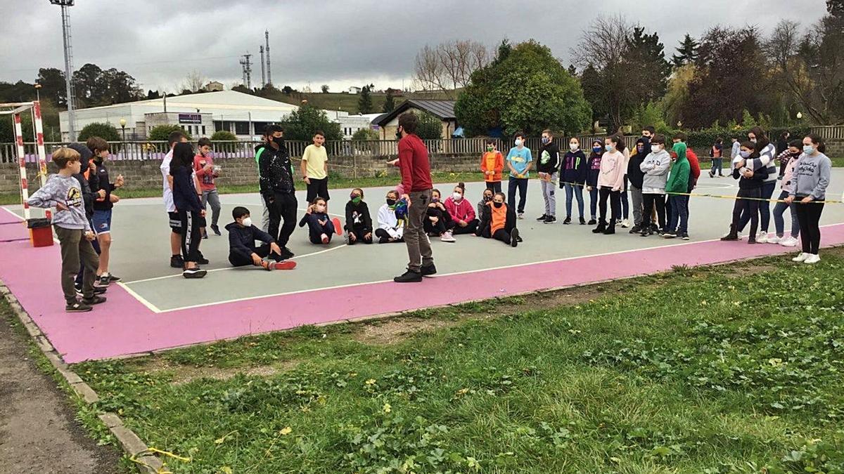 Recreo en el colegio Condado de Noreña. | R. A. I.