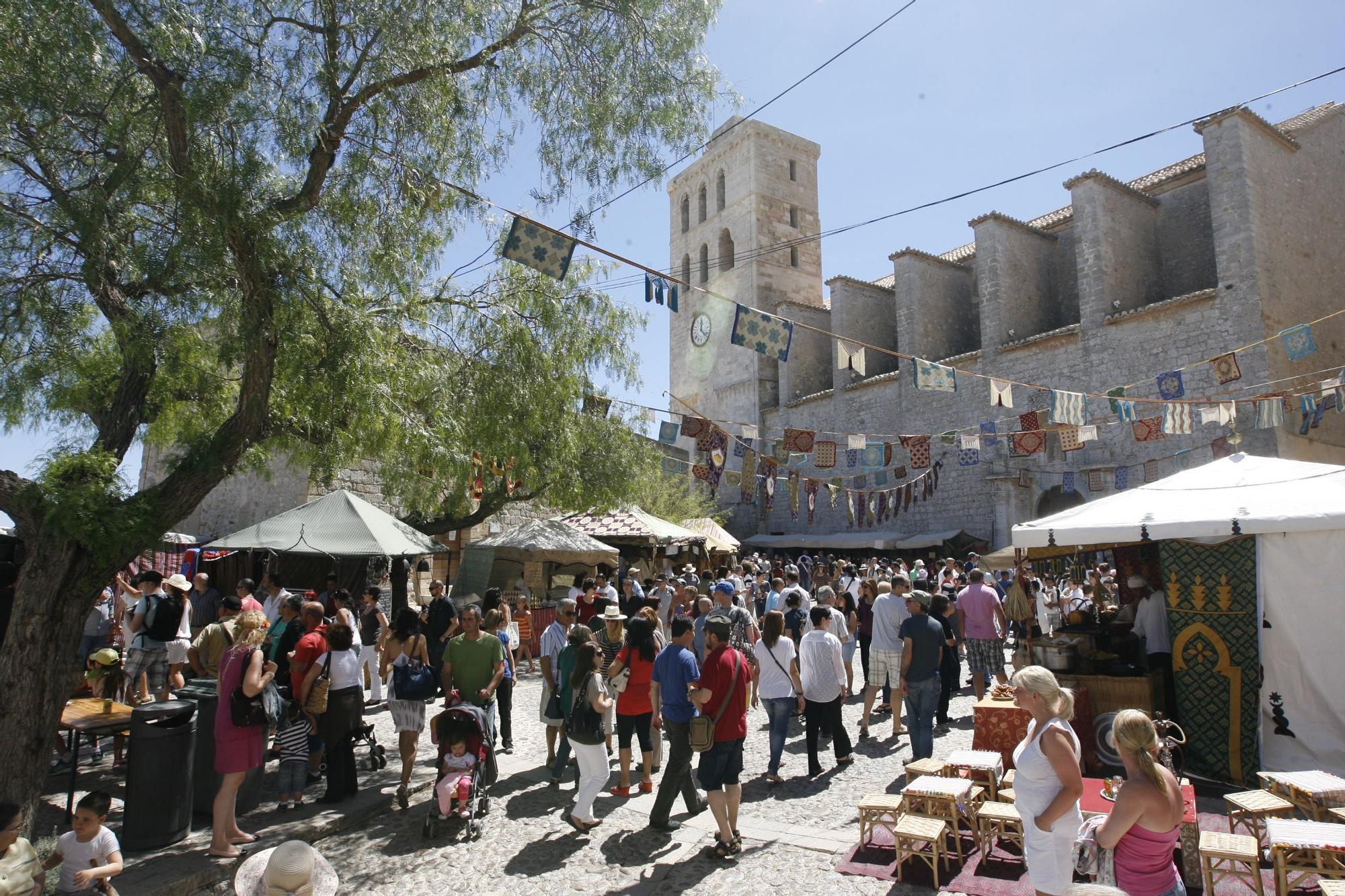 Edición de 2012 de la Feria Medieval de Ibiza.