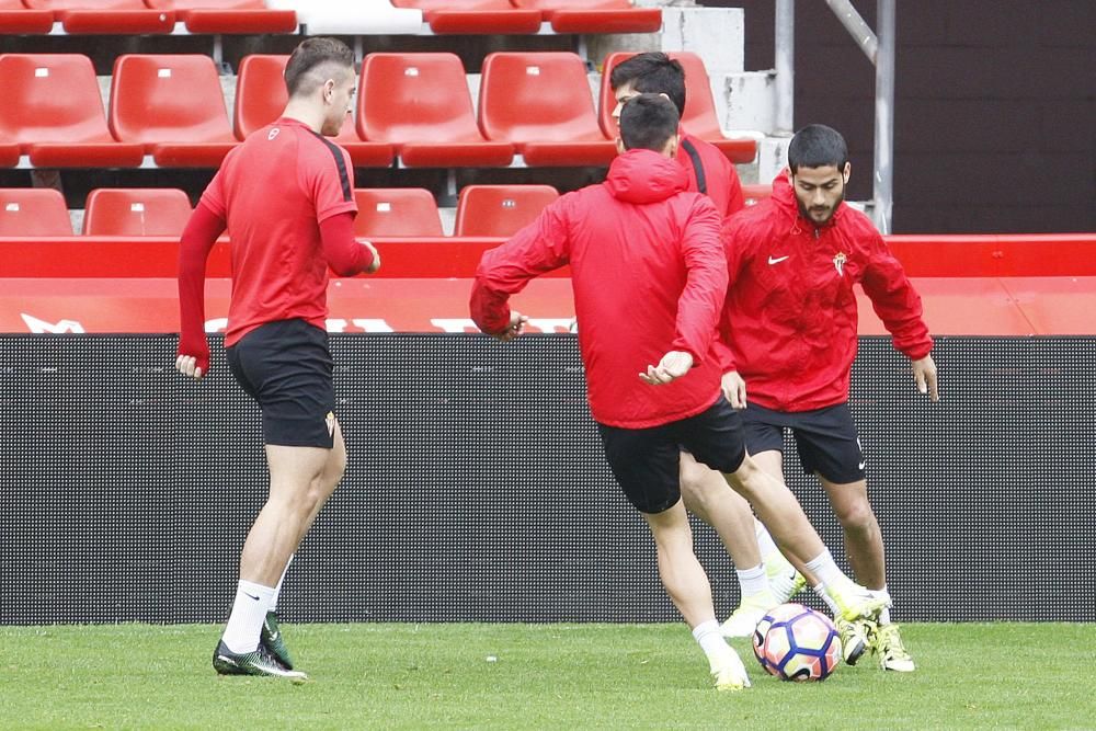 Entrenamiento del Sporting