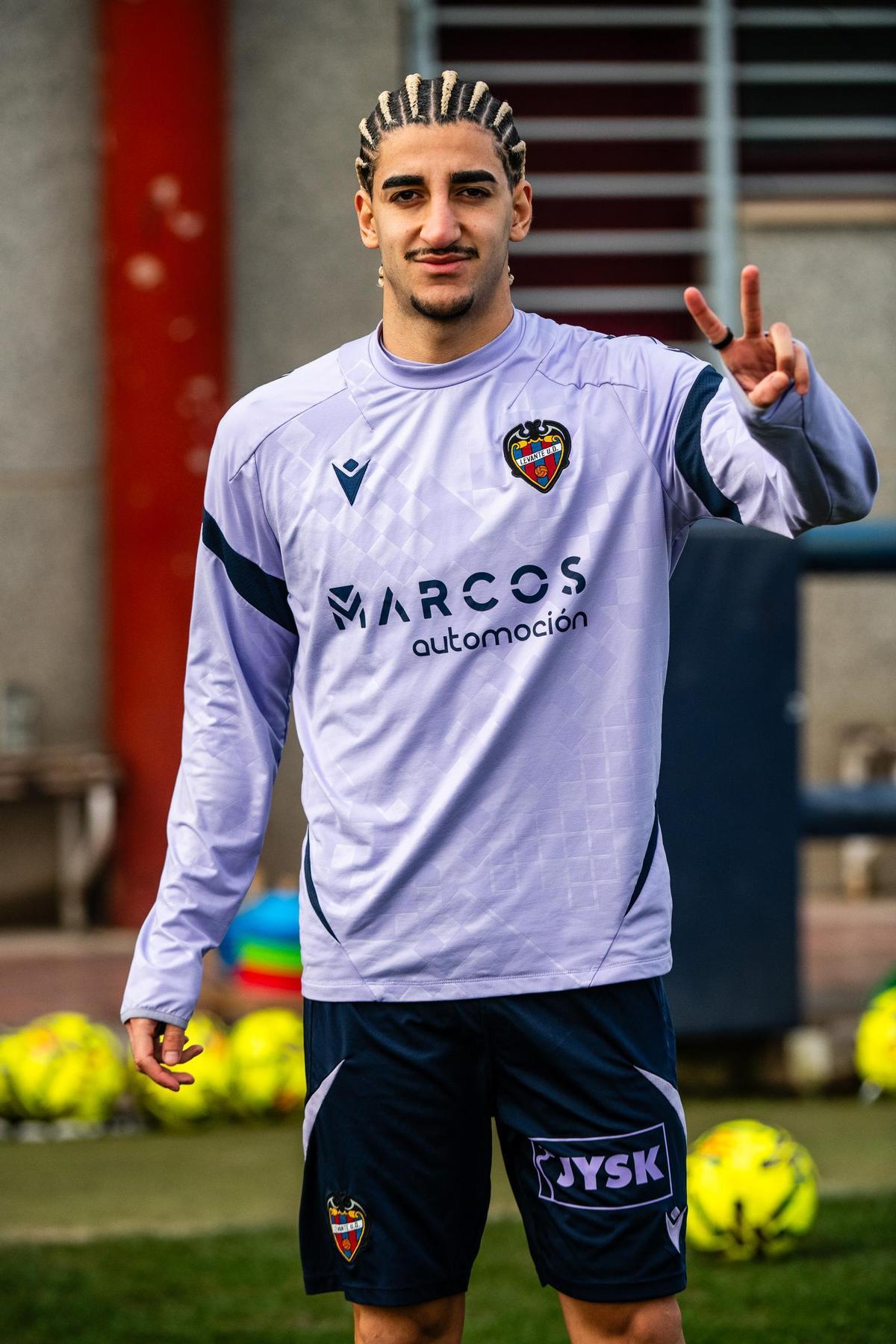 Tay Abed en su primer día en Buñol.