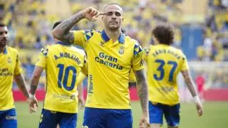 El 2-1 de la UD las Palmas en el UD Las Palmas 2-1 Valladolid de la jornada 16 de LaLiga EA Sports