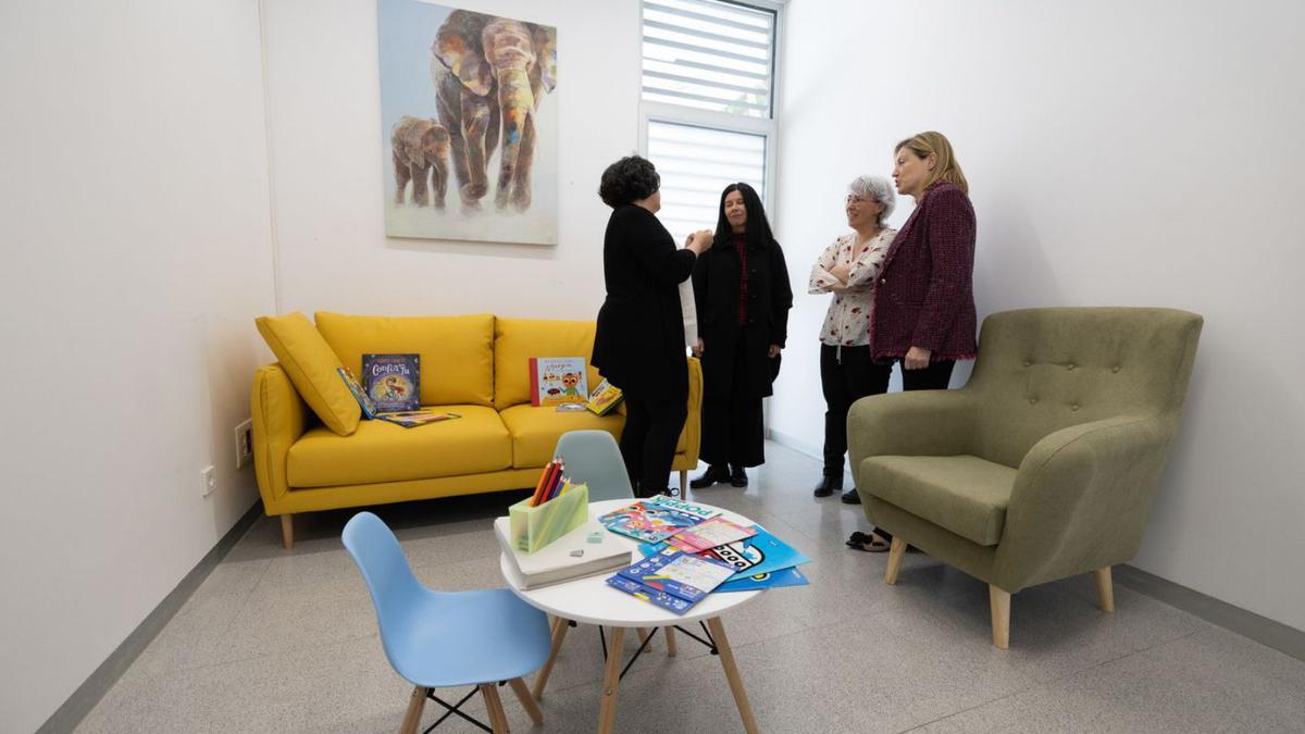 Una de las salas ‘amables’ de los juzgados para casos de violencia de género o menores.