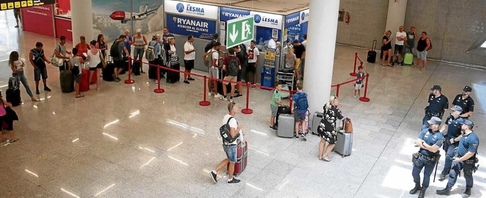 Ryanair-Streik: Das spielte sich im Airport Palma de Mallorca ab