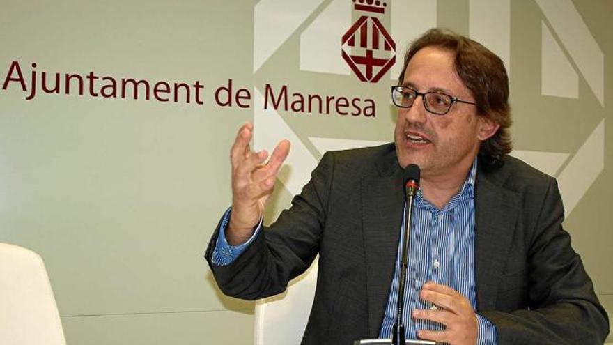 El portaveu de l&#039;equip de govern de l&#039;Ajuntament de Manresa, Antoni Llobet (CiU)