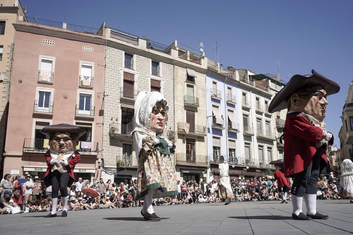 La imatgeria ha generat una gran expectació durant el diumenge de Festa Major de Manresa