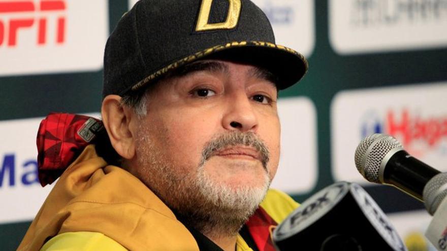 Maradona es sancionado por declaraciones a favor de Maduro y contra Trump