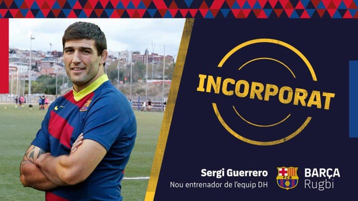 Guerrero toma el mando del Barça de rugby la próxima temporada