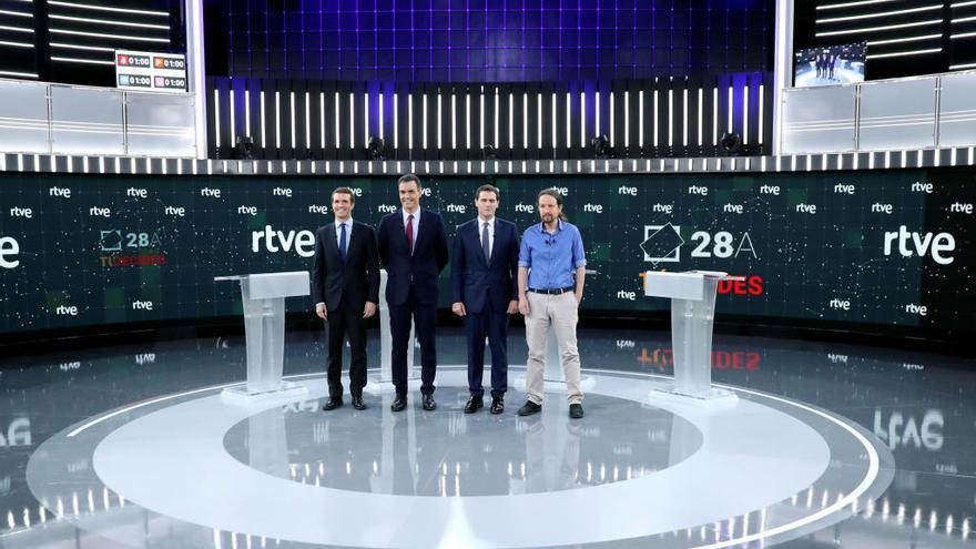 El debate en TVE de las pasadas elecciones generales