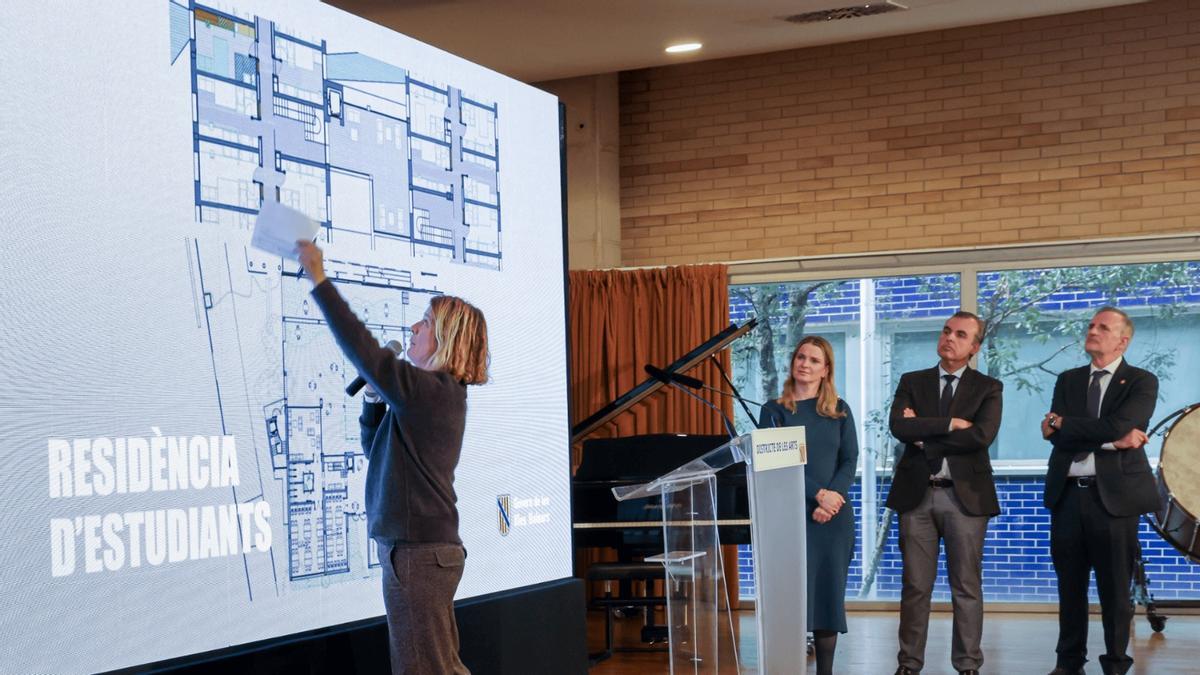 El espacio de la nueva residencia de estudiantes.