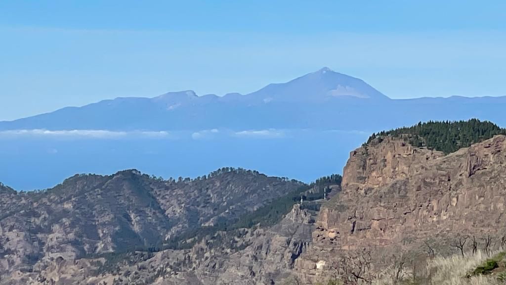 La espectacular Nochebuena desde el Parador de Tejeda