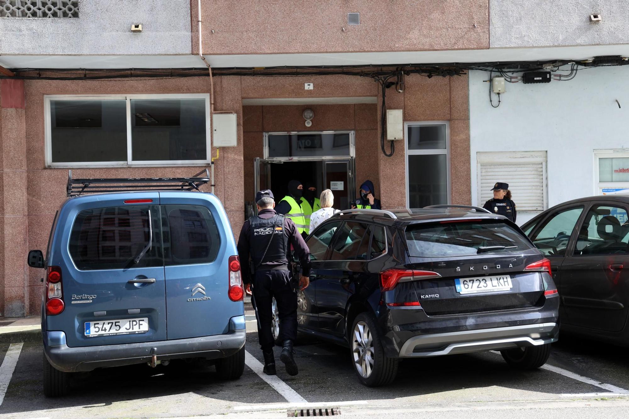 Operación antidroga en Vilagarcía