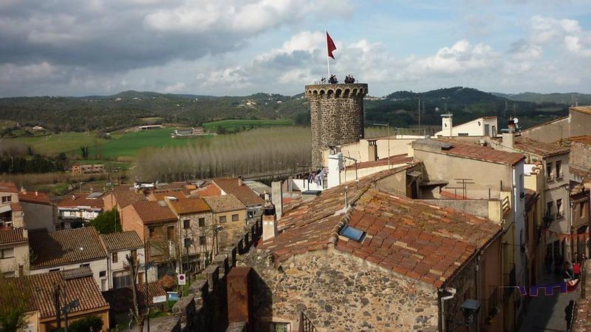 Vista de Hostalric.