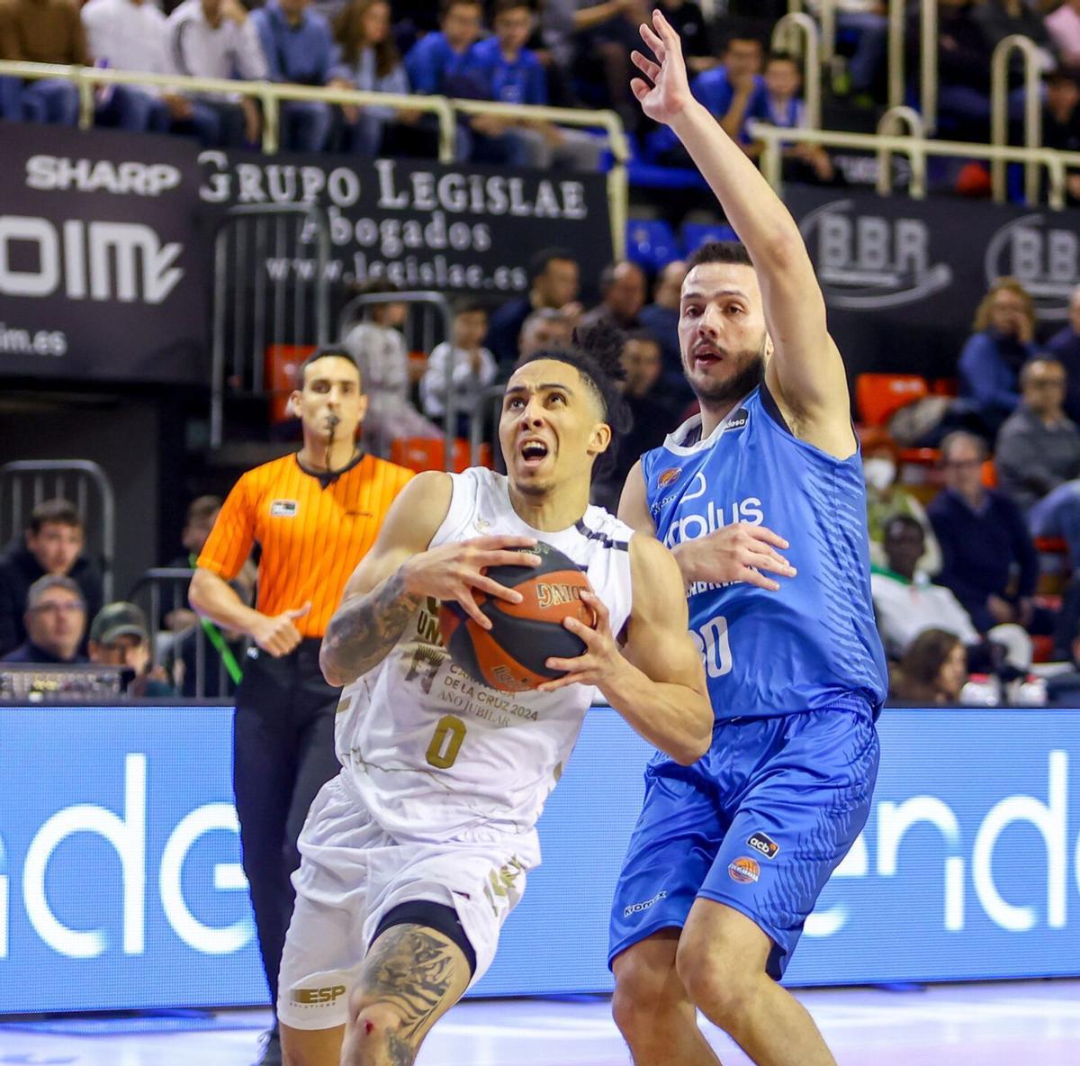 Sito Alonso, del UCAM, durante el partido.  | ACB PHOTO / A. PACHECO