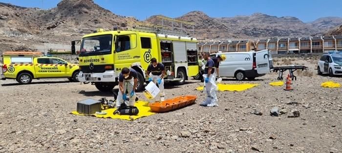 Hallan un cadáver en una cueva de Mogán.