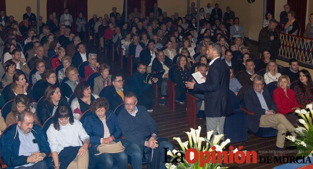 Presentación candidatura PP en Caravaca