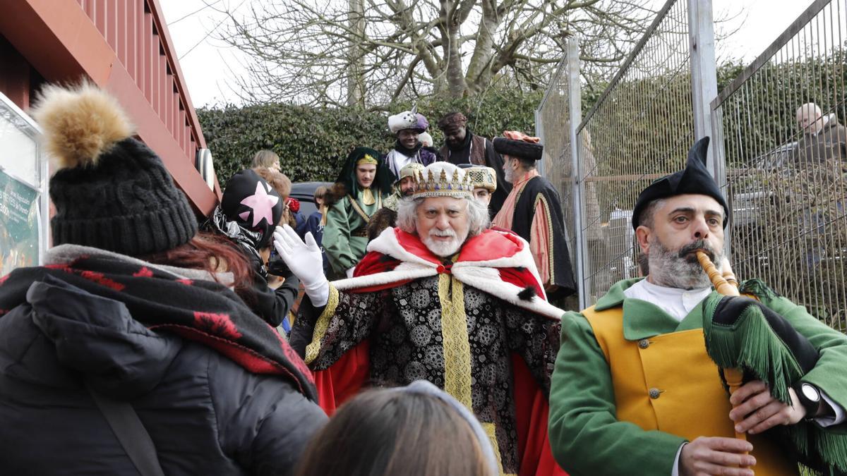Los Reyes en la zona rural de Oviedo.
