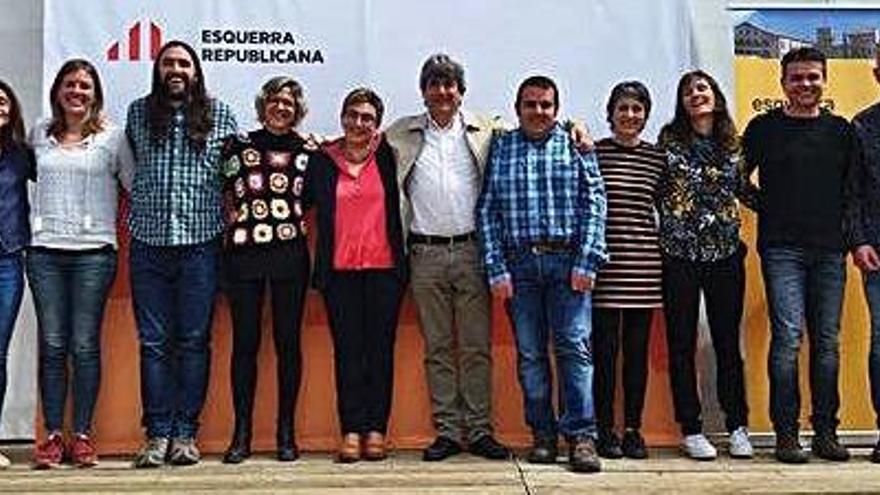 Membres de la candidatura d&#039;ERC a Avinyó per a les municipals