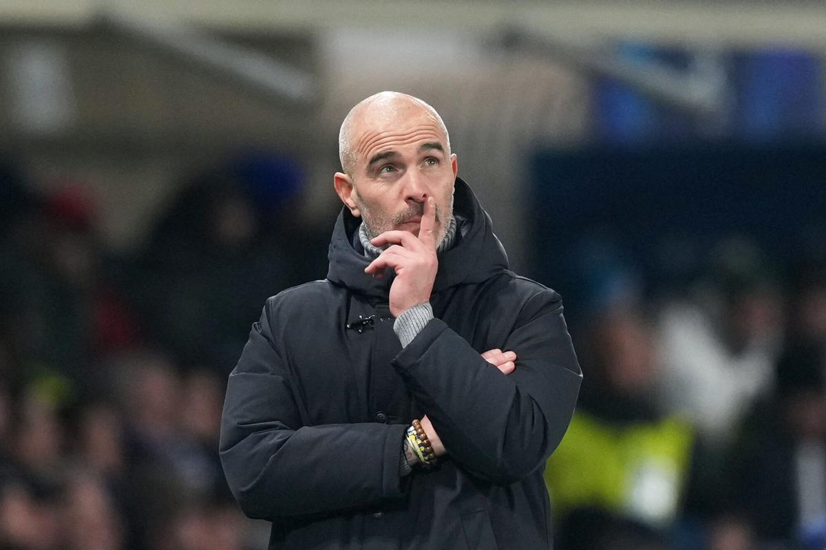 Enzo Maresca, en el partido de Champions ante la Atalanta