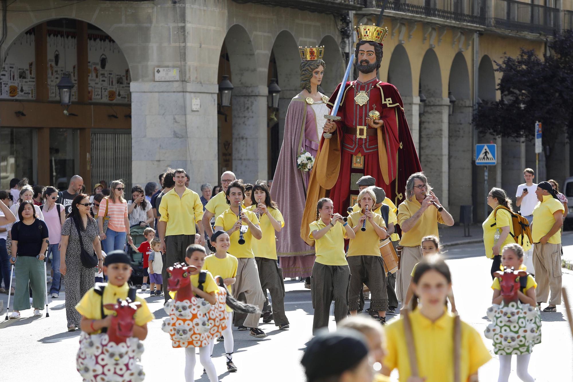 L'arribada de la Flama del Canigó a la ciutat de Girona