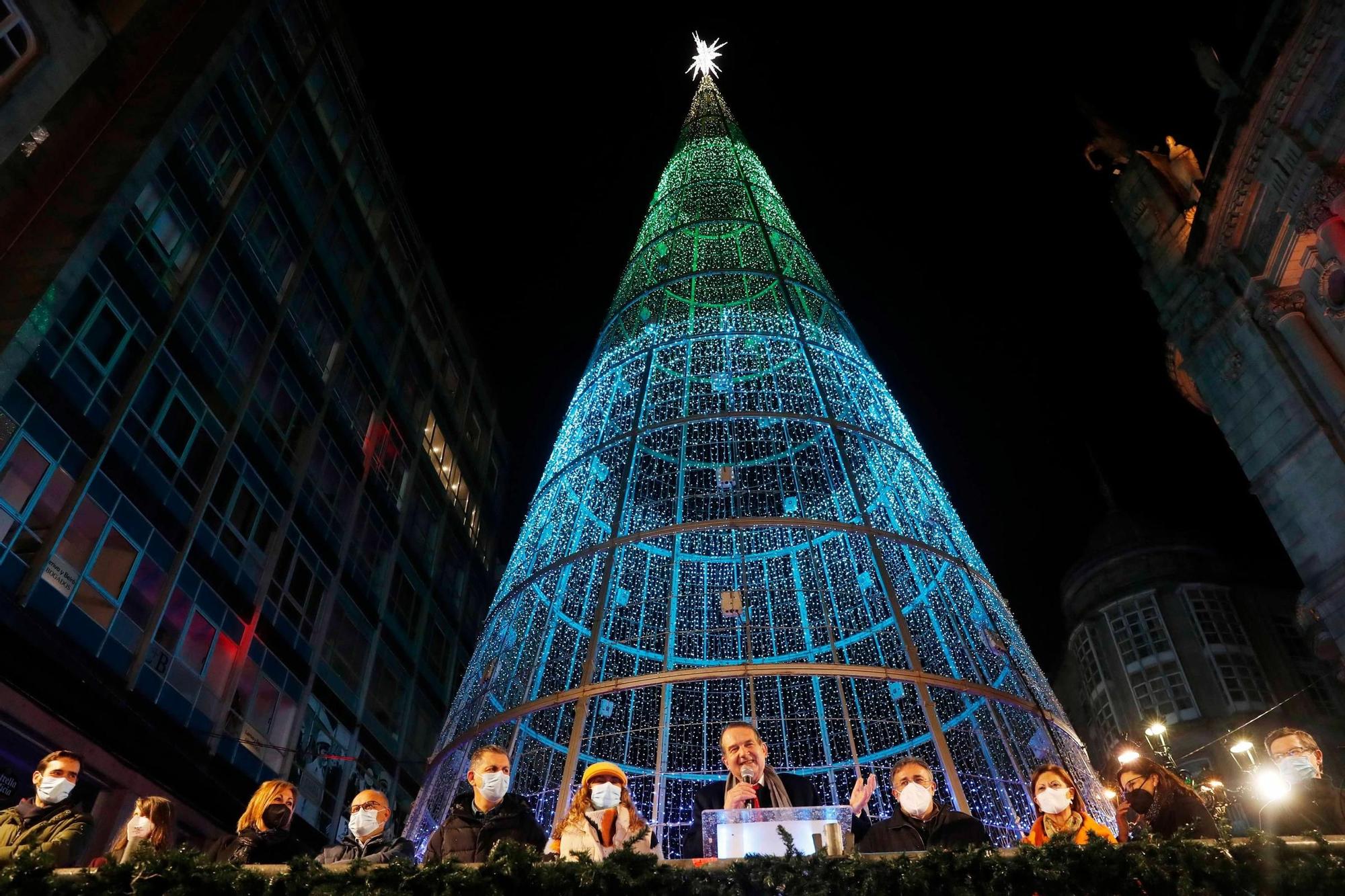 Así se apagaron las luces de Vigo tras una Navidad para la historia