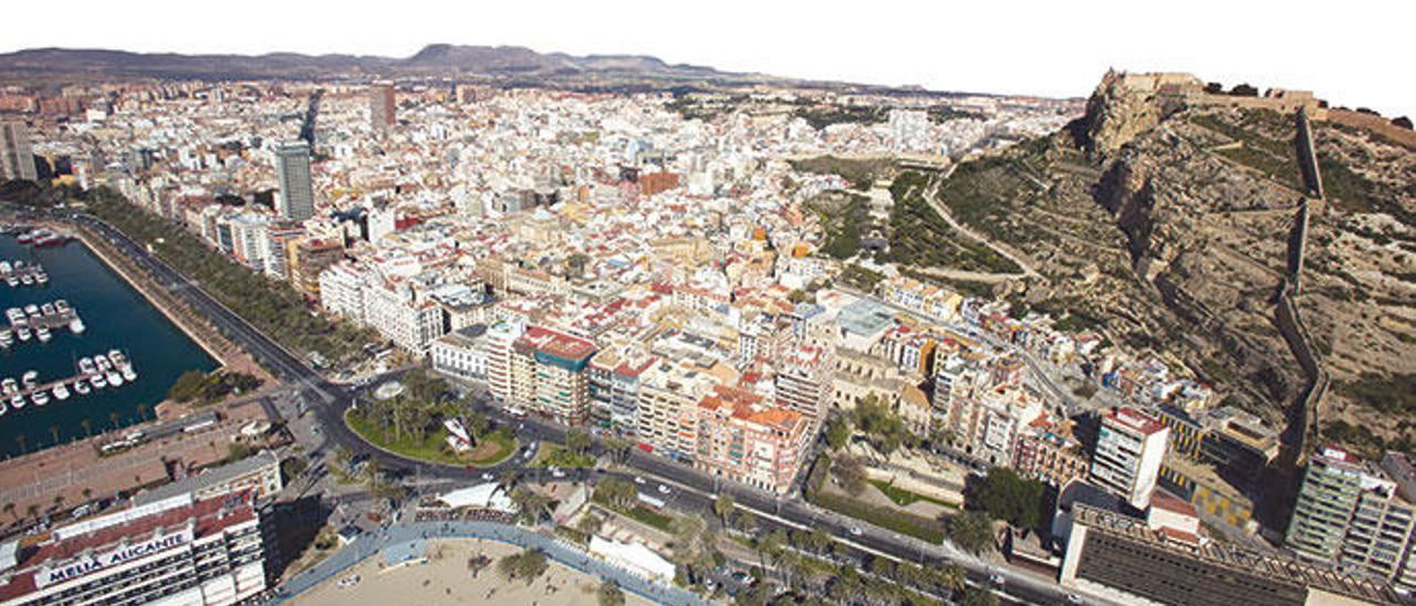 Vista general de la ciudad de Alicante.